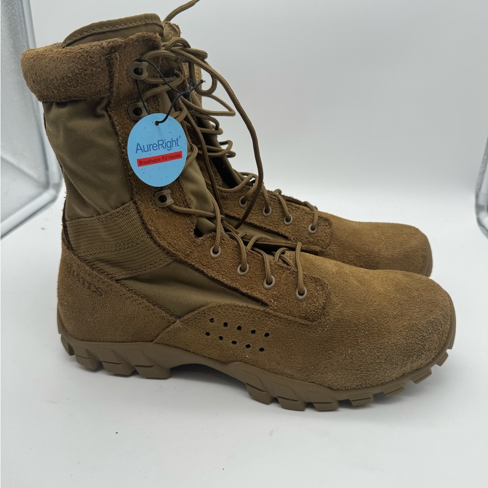 Men’s bates Cobra Military boots shoes Brown size 12
